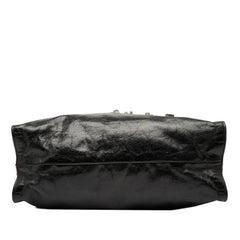 Nappa Leather Antique Skull Tote