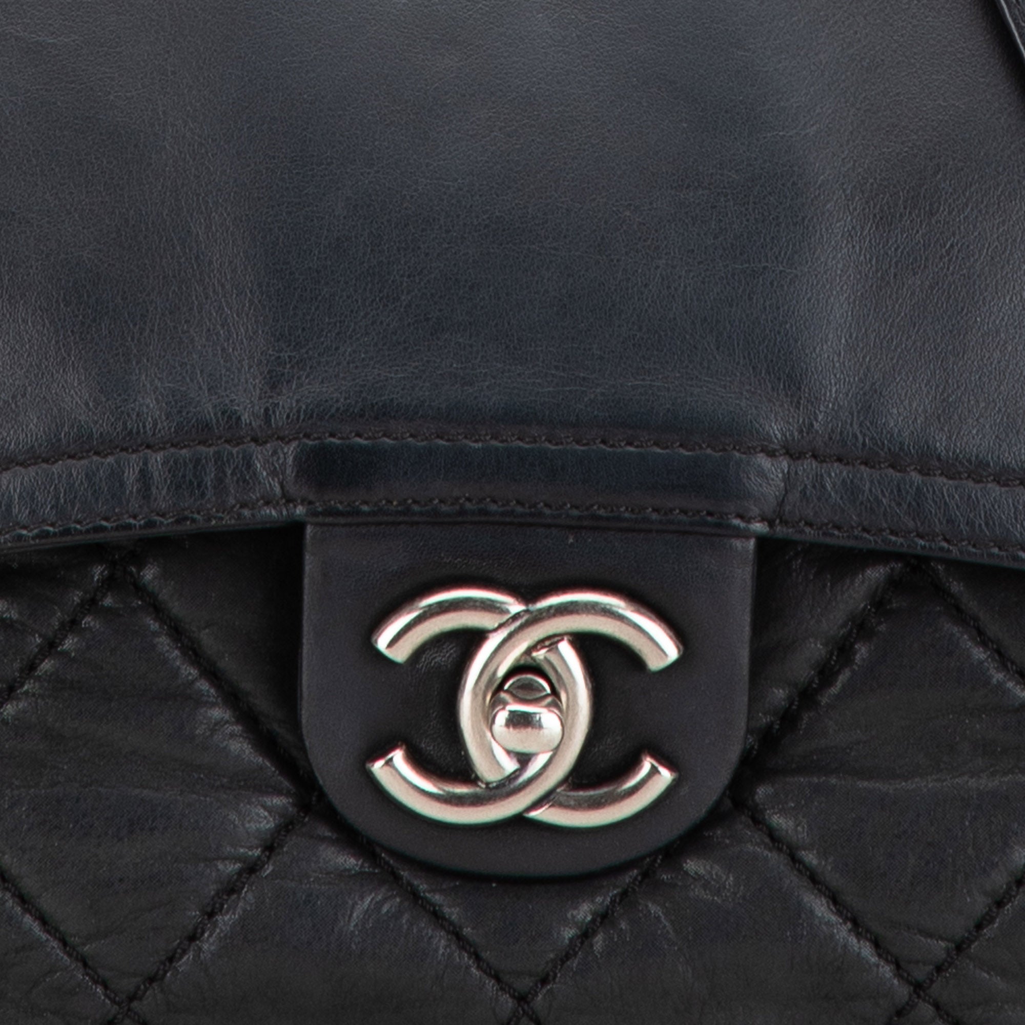 Medium Aged Calfskin In The Mix Zip Flap