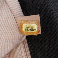 Mini Rectangular Printed Nylon and Jersey Patchwork Single Flap