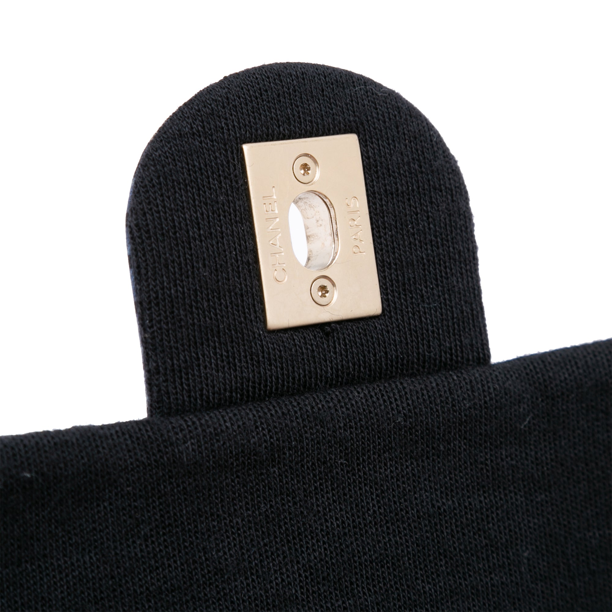 Mini Rectangular Printed Nylon and Jersey Patchwork Single Flap