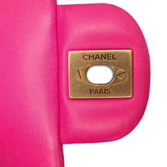 Mini Rectangular Classic Chevron Lambskin Single Flap