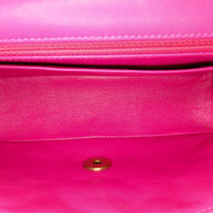 Mini Rectangular Classic Chevron Lambskin Single Flap