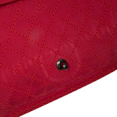 Suede Stitched Single Flap