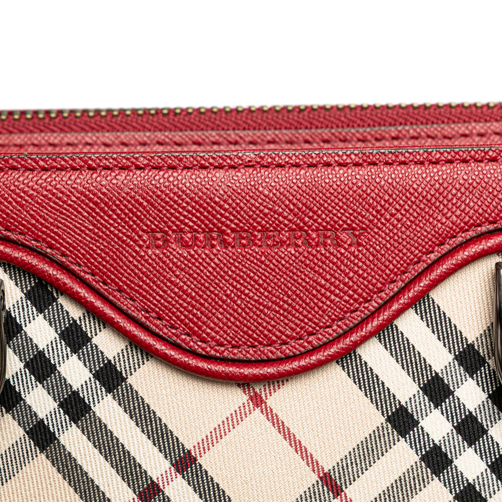 Nova Check Canvas Handbag