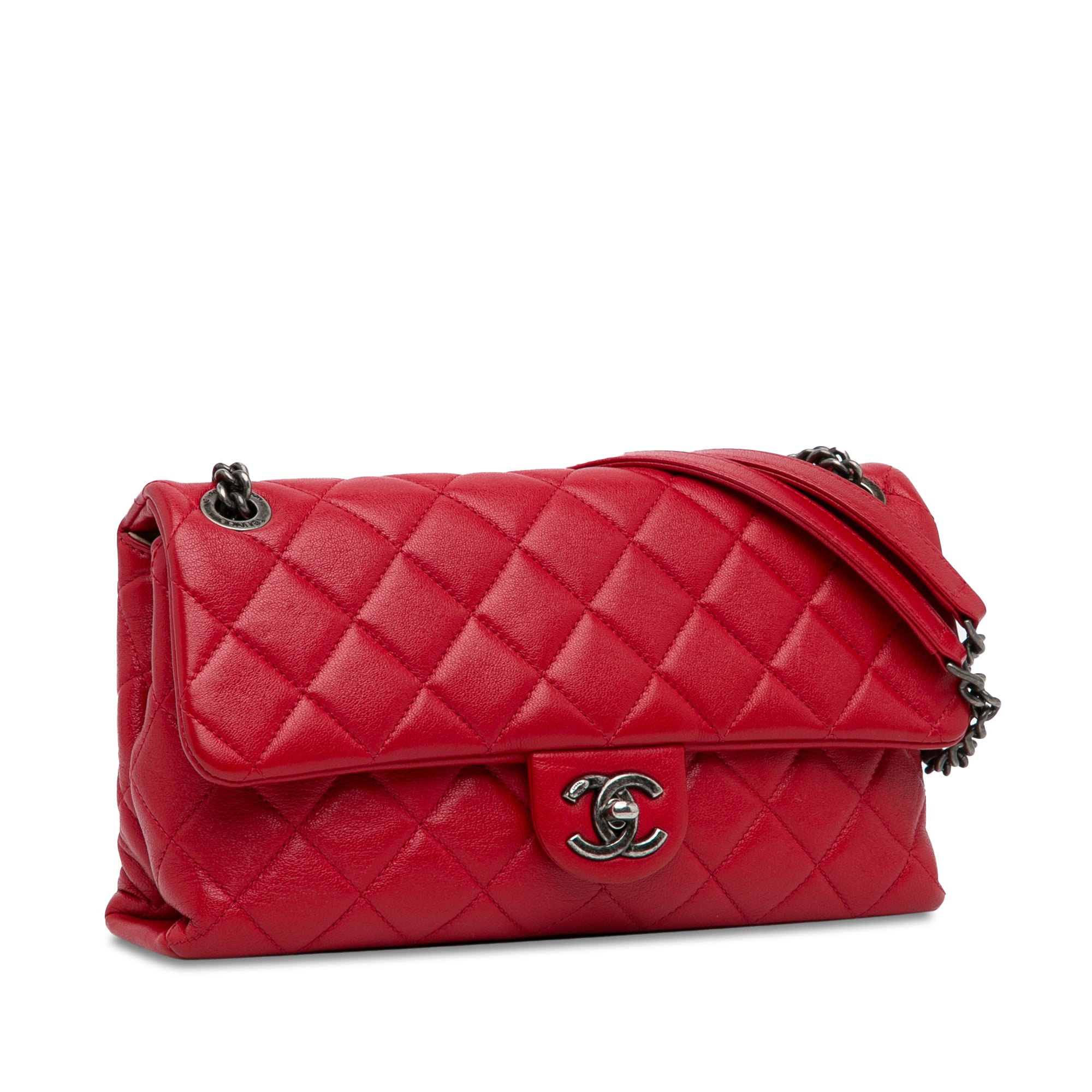 CC Quilted Lambskin Single Flap_1