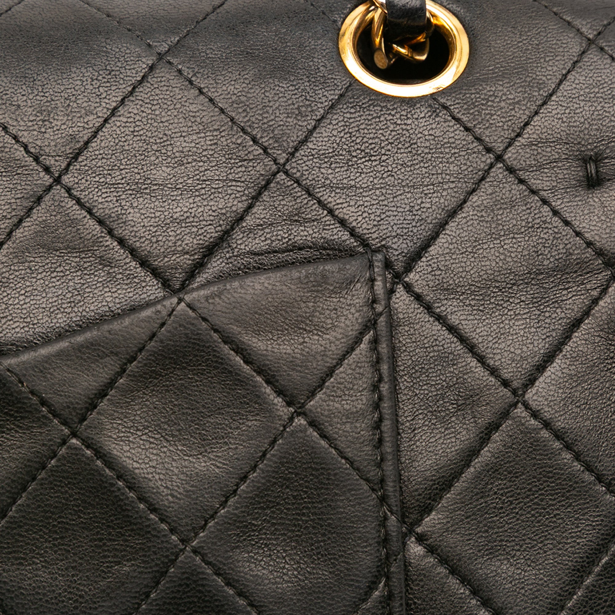Medium Classic Lambskin Double Flap