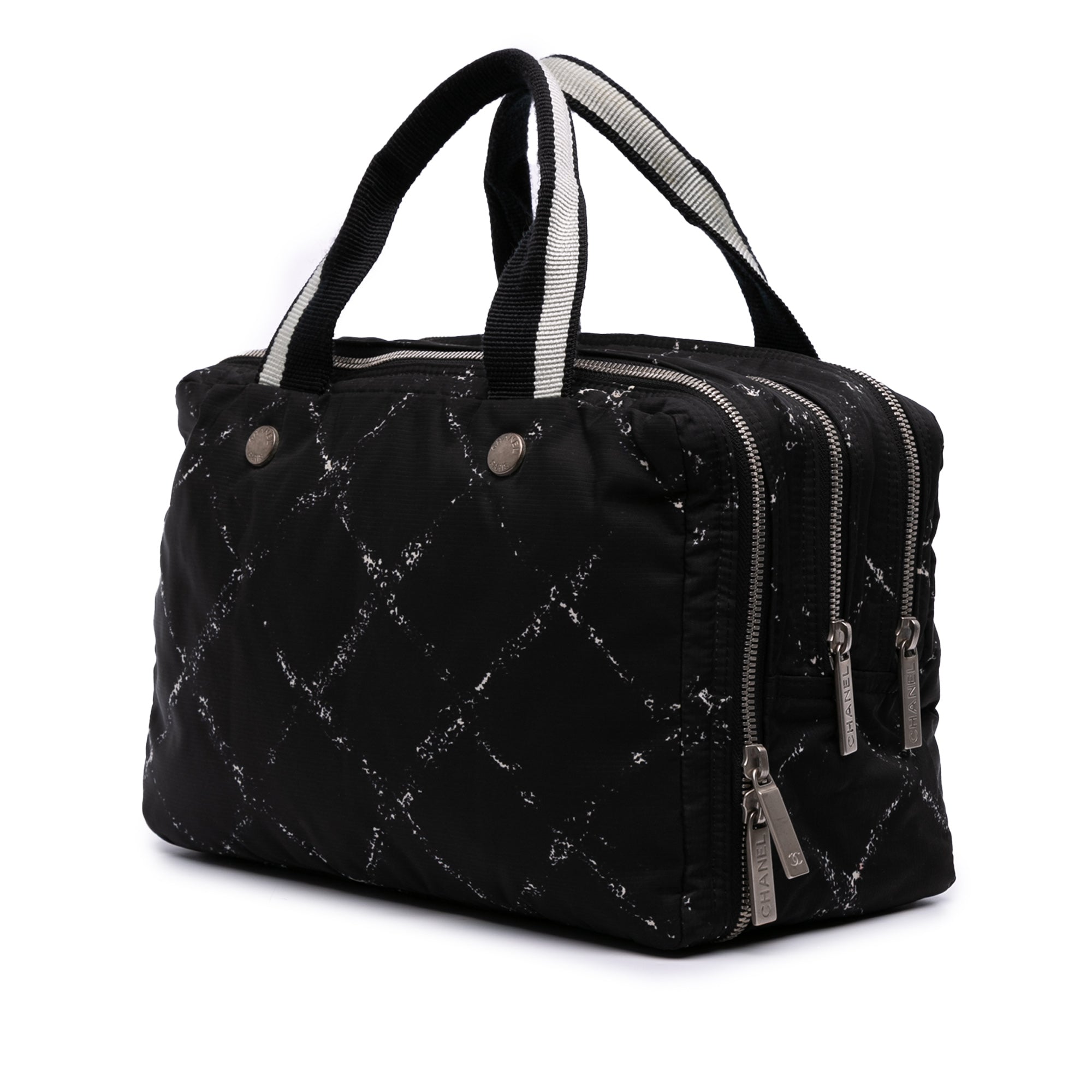Old Travel Line Nylon Handbag