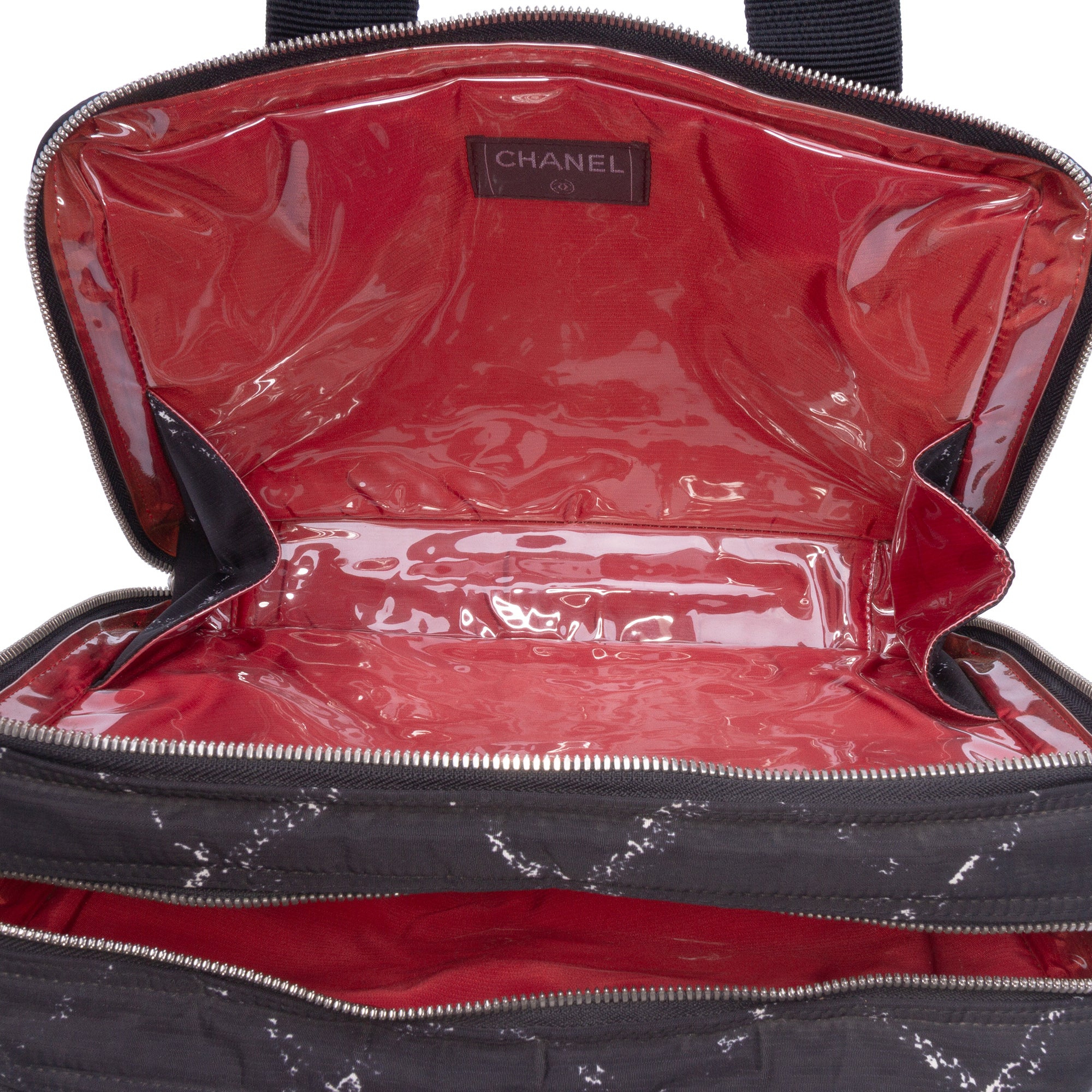 Old Travel Line Nylon Handbag