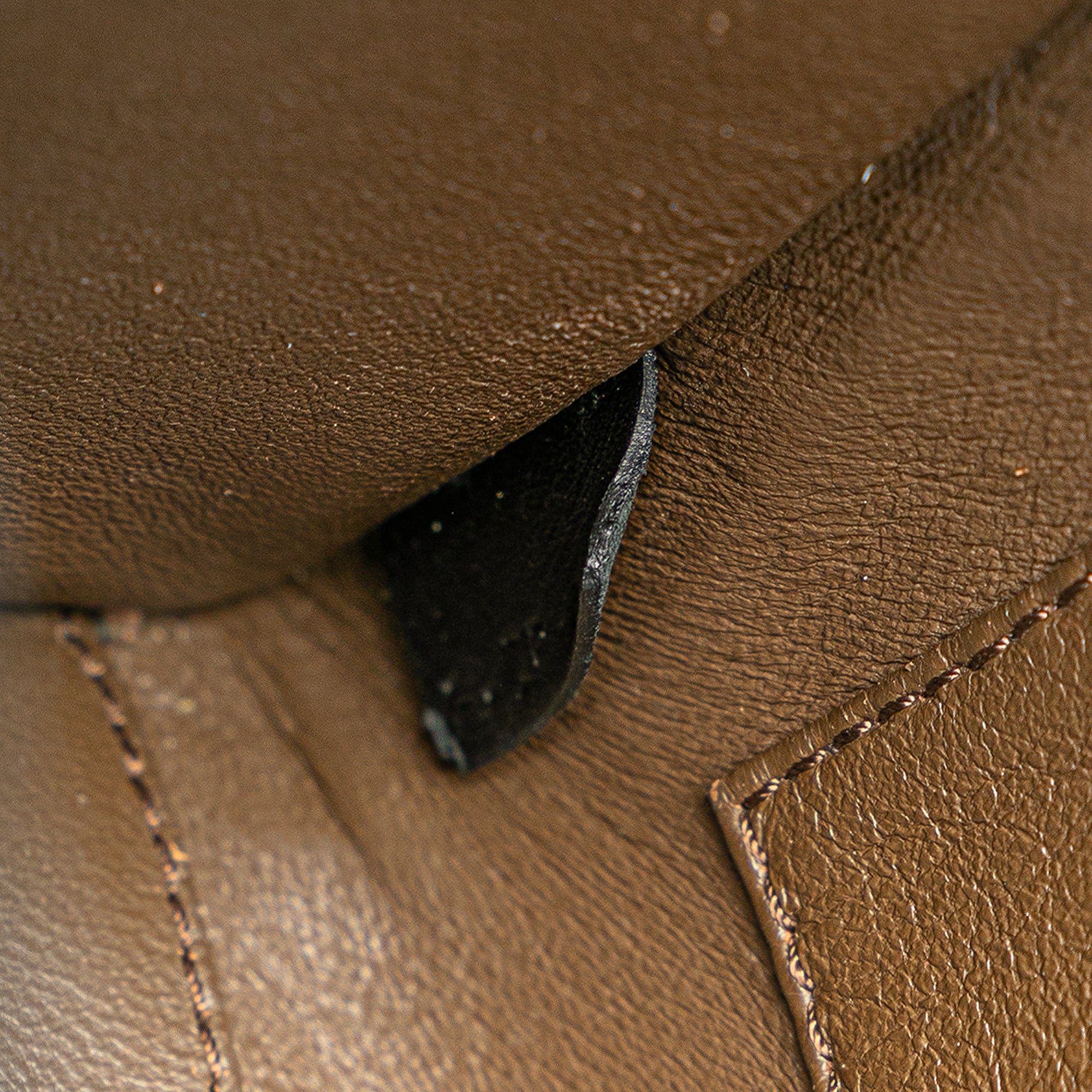 Nano Tricolor Leather Luggage Tote