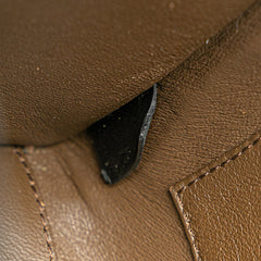 Nano Tricolor Leather Luggage Tote
