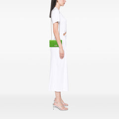 Nappa Logo Embossed Long Wallet On Chain