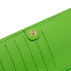 Nappa Logo Embossed Long Wallet On Chain