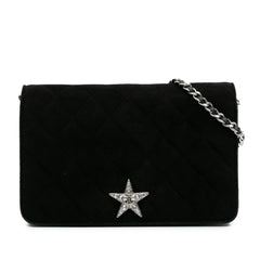 Quilted Suede Cocostellar Wallet on Chain