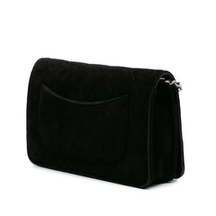 Quilted Suede Cocostellar Wallet on Chain