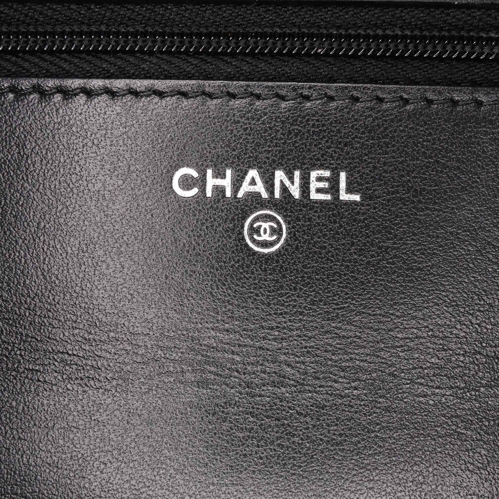 Quilted Suede Cocostellar Wallet on Chain