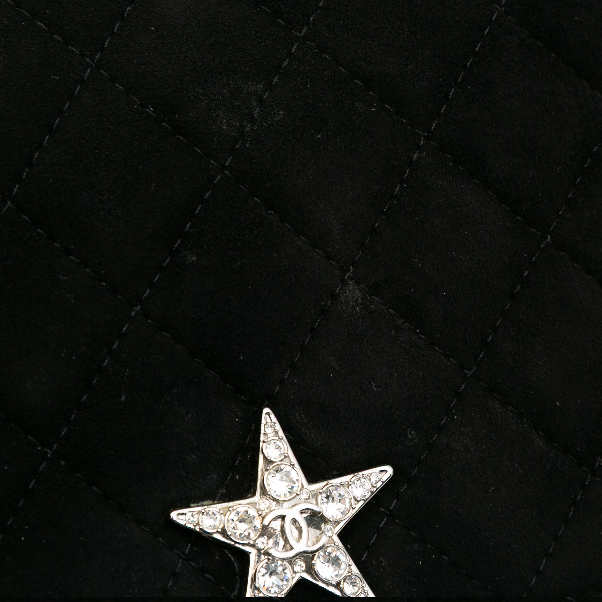 Quilted Suede Cocostellar Wallet on Chain