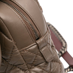 Medium Quilted Aged Calfskin Portobello Flap