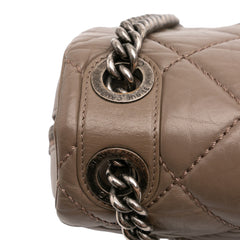 Medium Quilted Aged Calfskin Portobello Flap