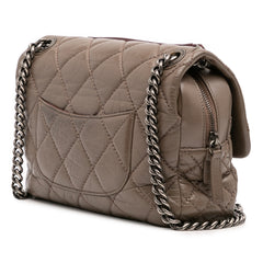 Medium Quilted Aged Calfskin Portobello Flap