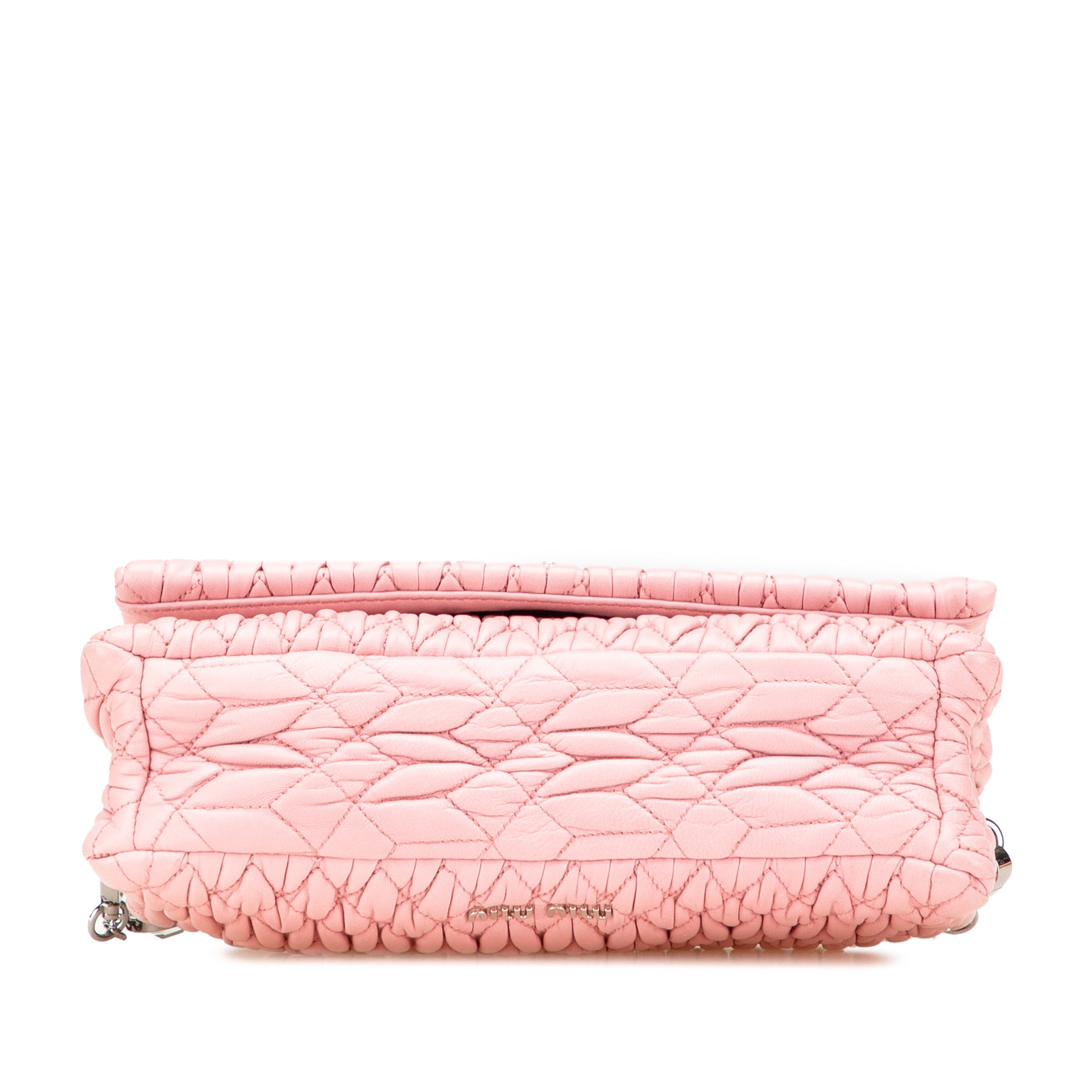 Matelasse Nappa Crystal Chain Satchel