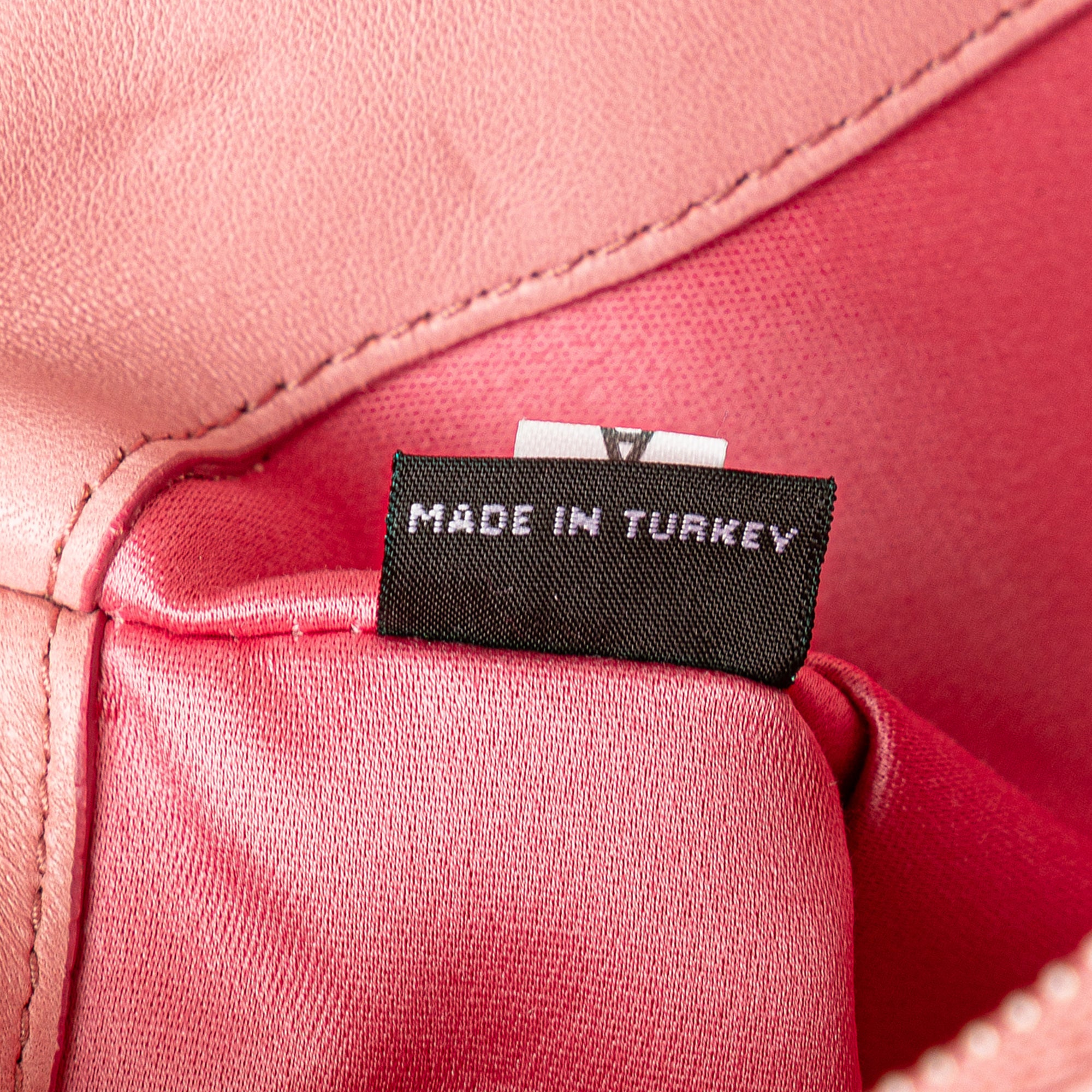 Matelasse Nappa Crystal Chain Satchel