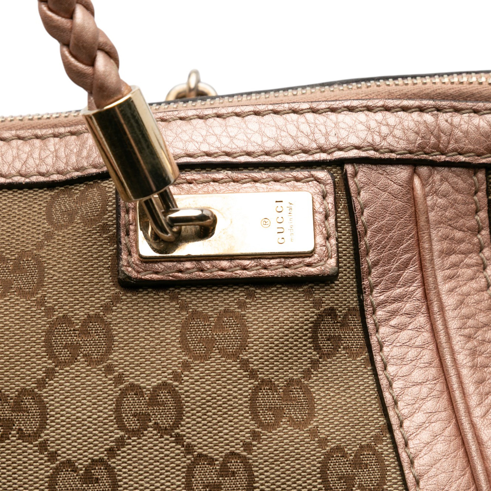 Large GG Canvas Bella Satchel