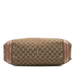 Large GG Canvas Bella Satchel