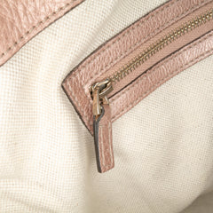 Large GG Canvas Bella Satchel
