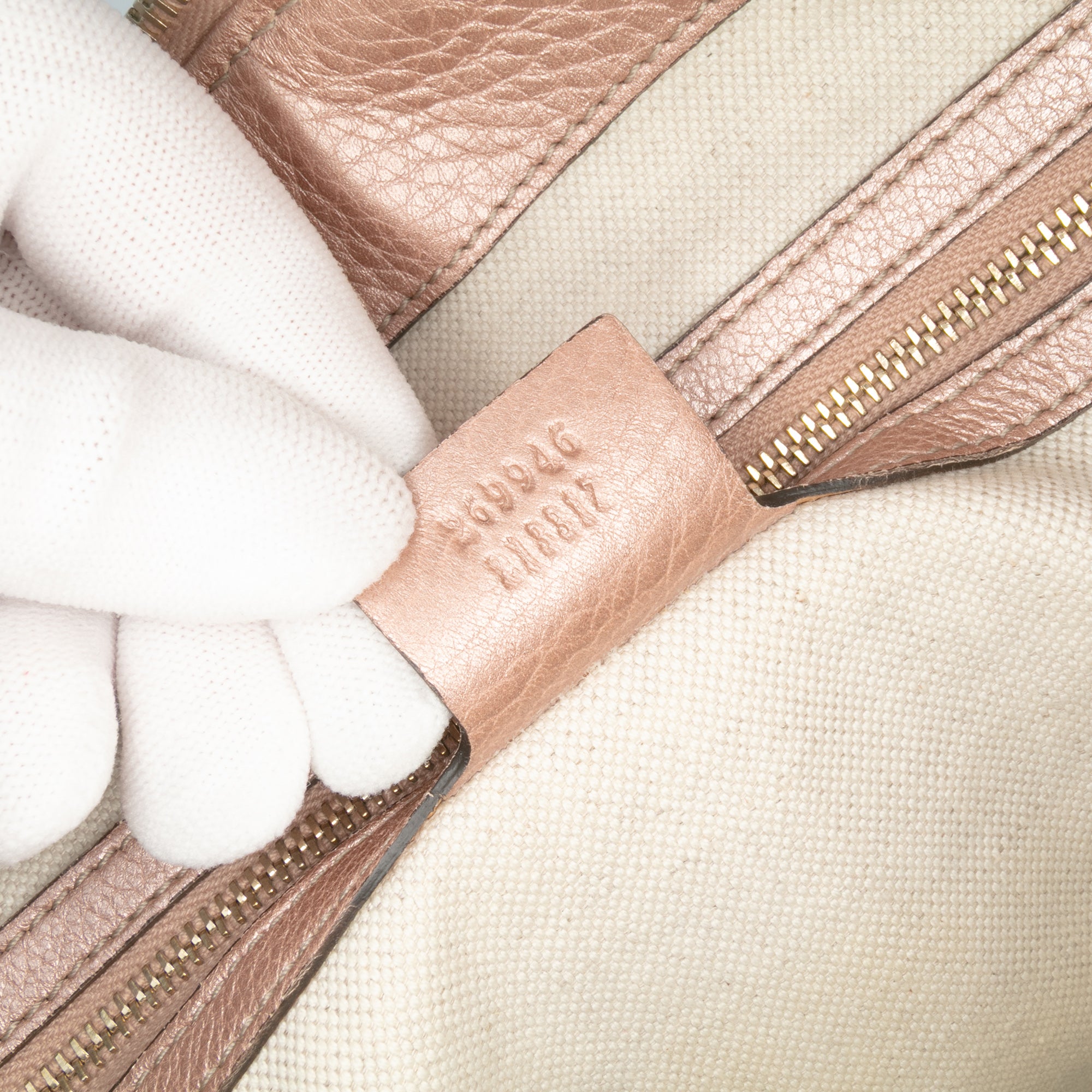 Large GG Canvas Bella Satchel