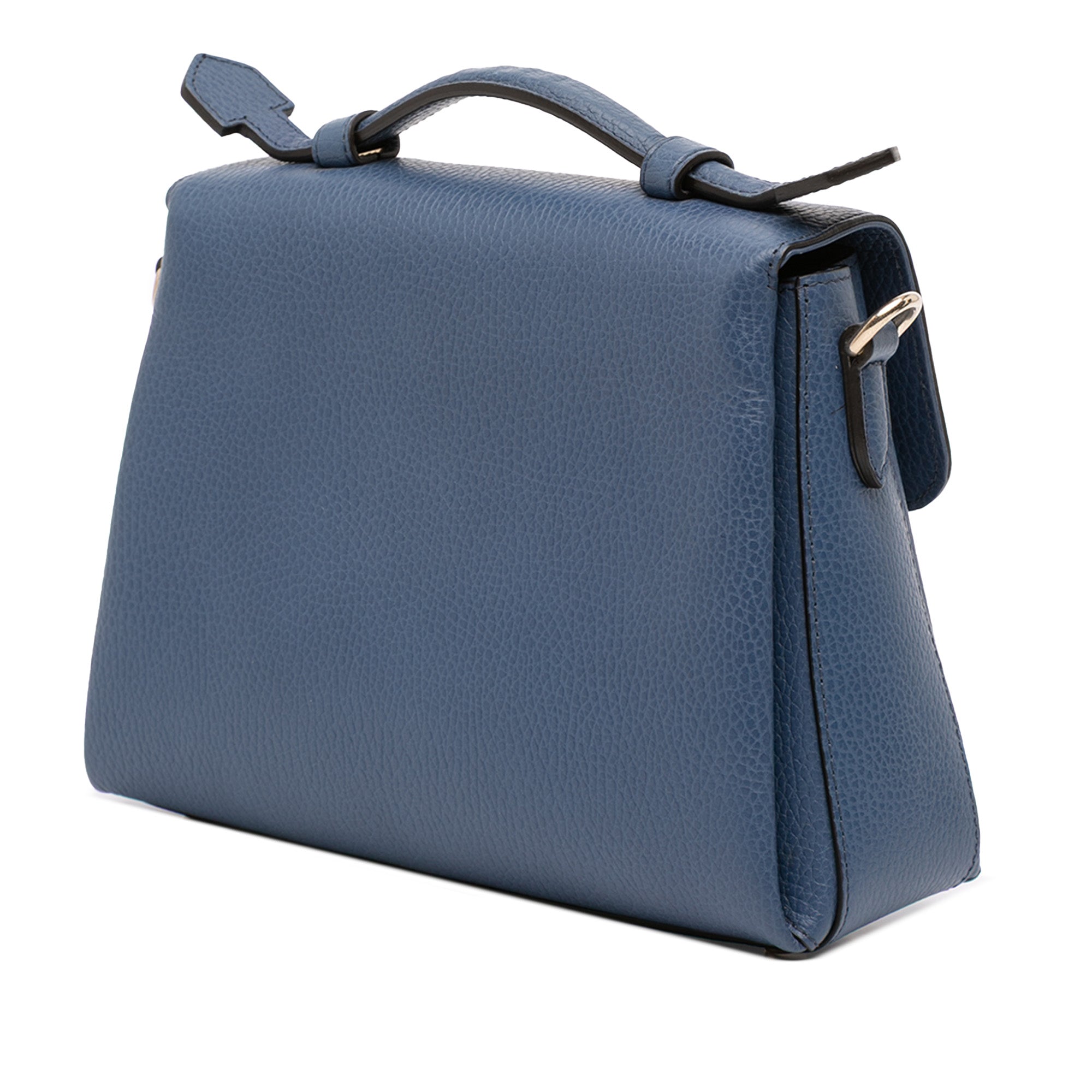 Small Dollar Calf Interlocking G Satchel