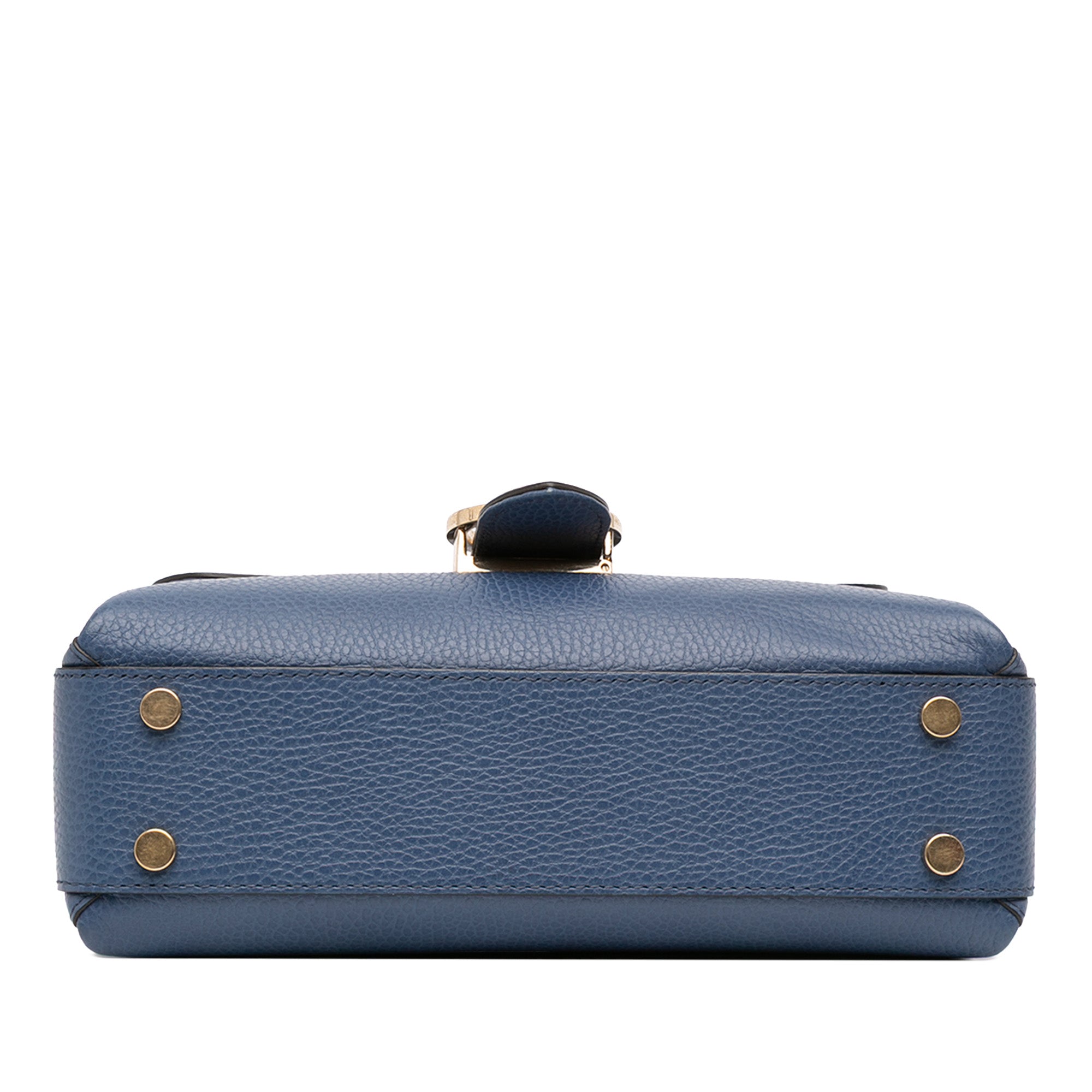 Small Dollar Calf Interlocking G Satchel