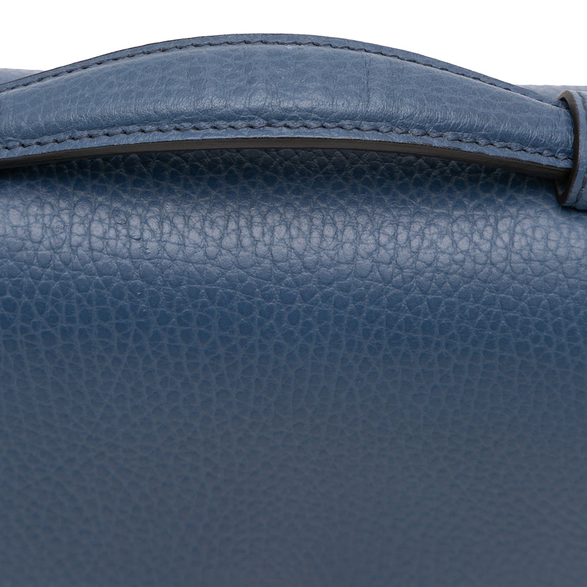 Small Dollar Calf Interlocking G Satchel