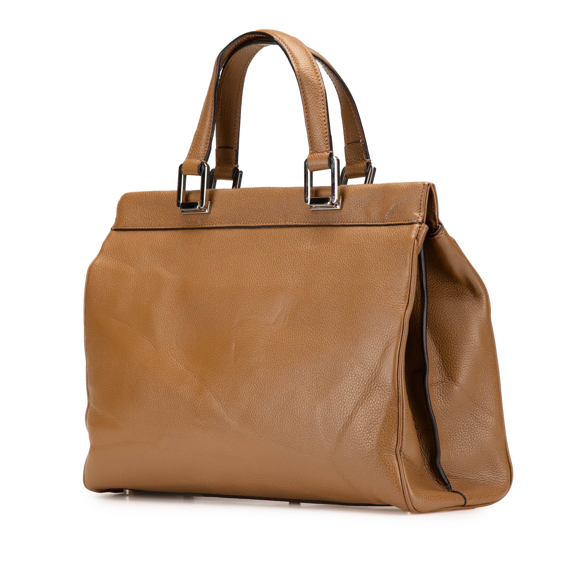 Medium Leather Zumi Top Handle Bag