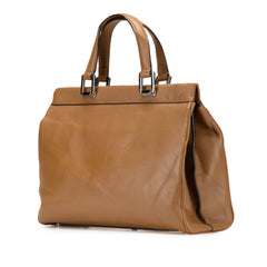 Medium Leather Zumi Top Handle Bag