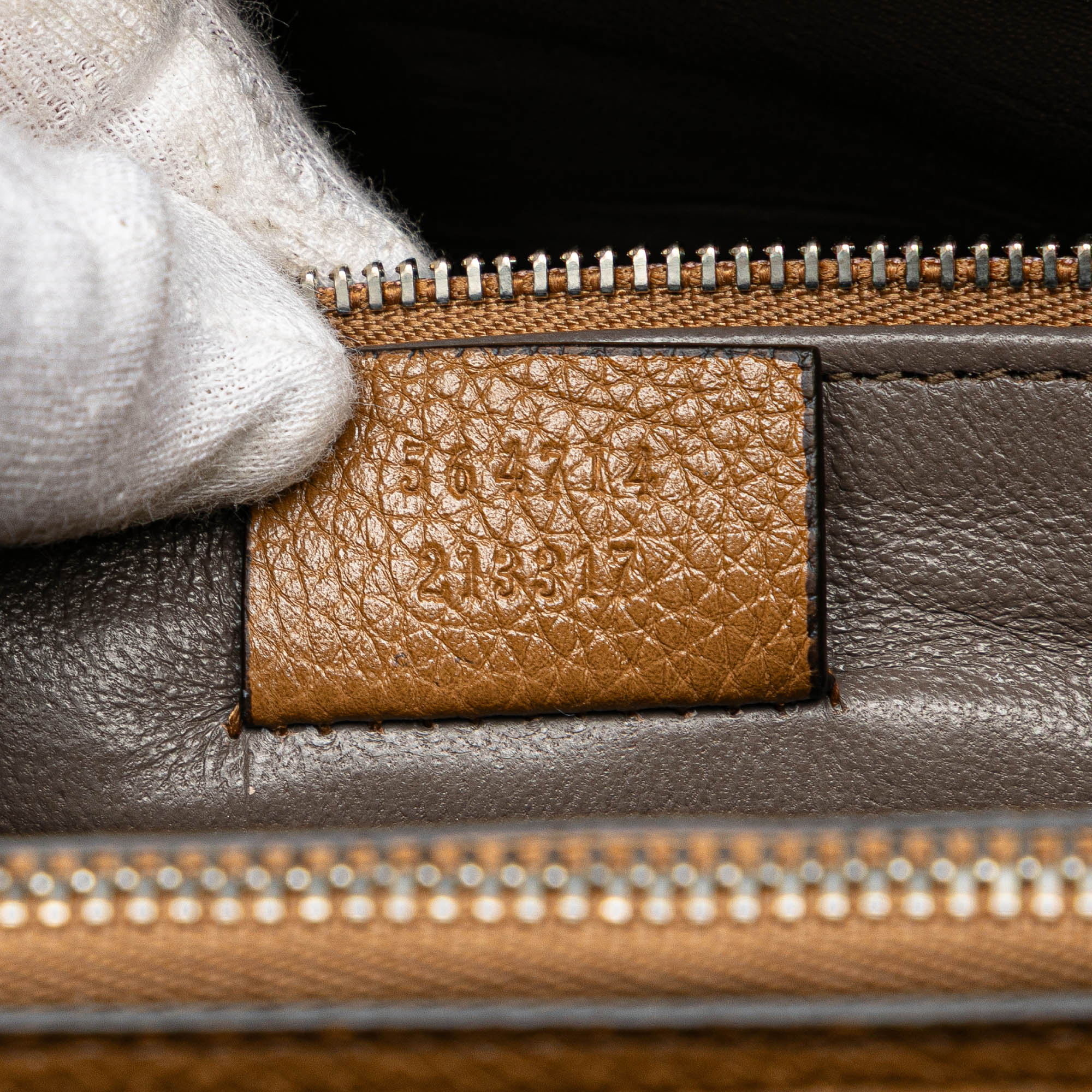 Medium Leather Zumi Top Handle Bag