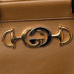 Medium Leather Zumi Top Handle Bag