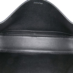 Shiny Calfskin Claude Chain Shoulder Bag
