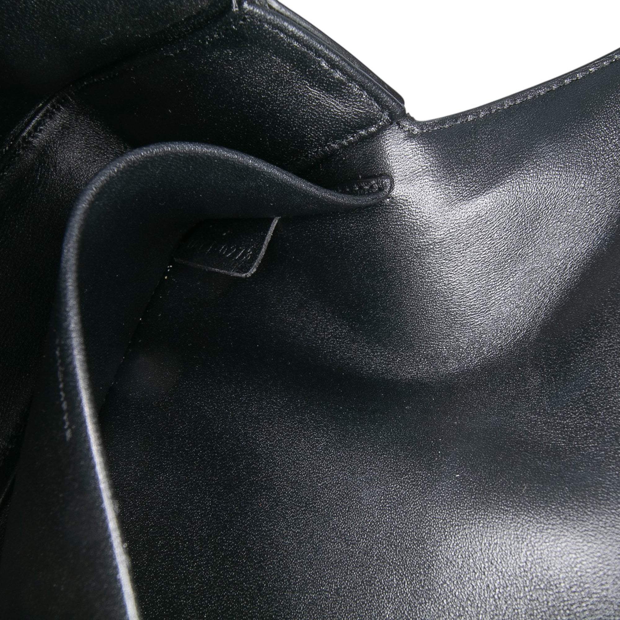 Shiny Calfskin Claude Chain Shoulder Bag