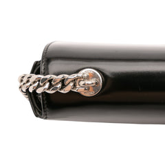 Shiny Calfskin Claude Chain Shoulder Bag