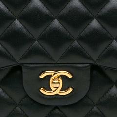 Jumbo Classic Lambskin Double Flap