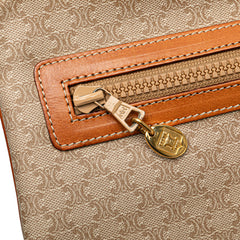 Macadam Coated Canvas Clutch