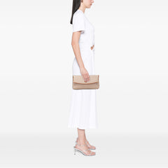 Macadam Coated Canvas Clutch