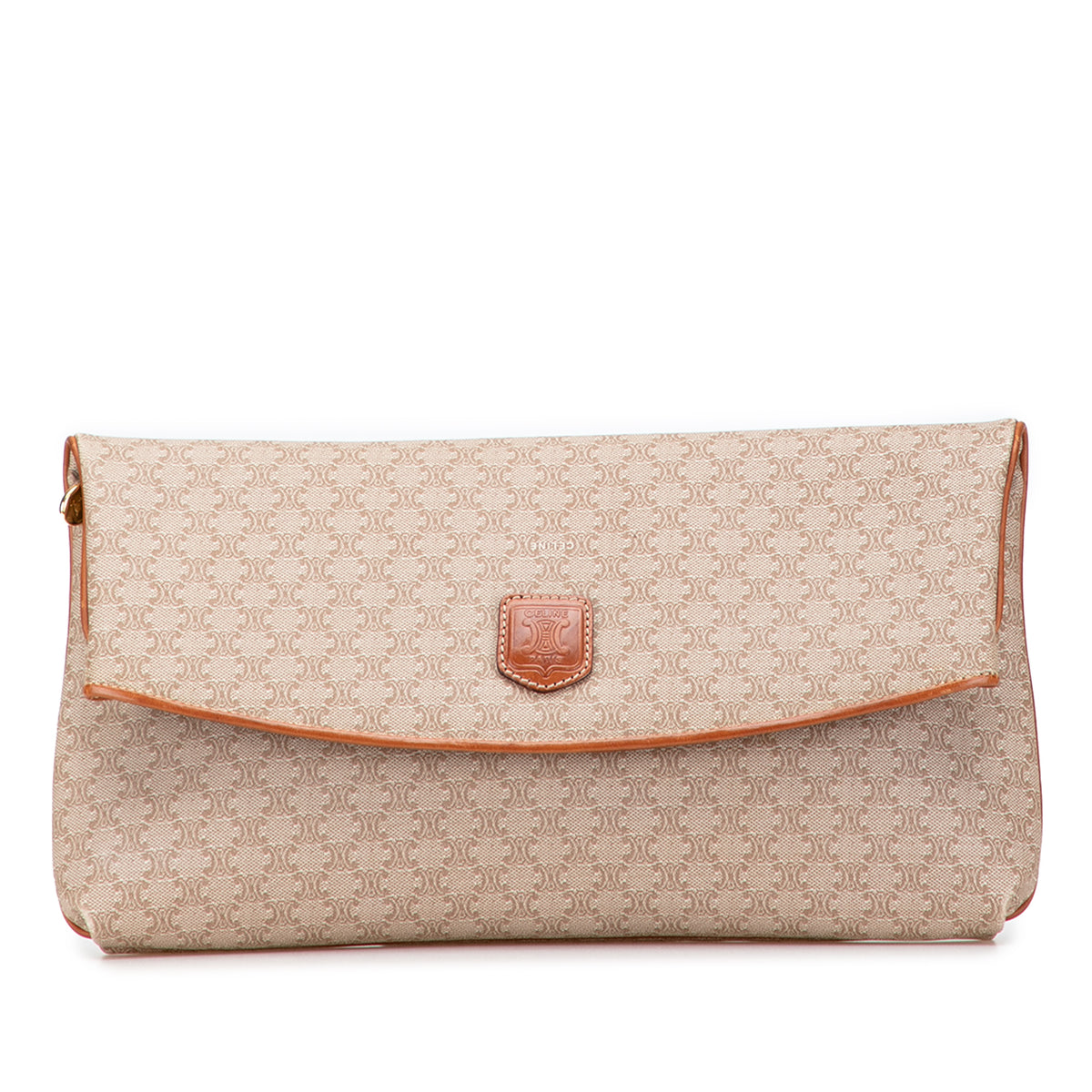 Macadam Coated Canvas Clutch
