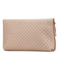 Macadam Coated Canvas Clutch
