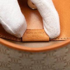Macadam Coated Canvas Clutch