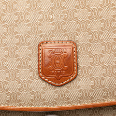 Macadam Coated Canvas Clutch