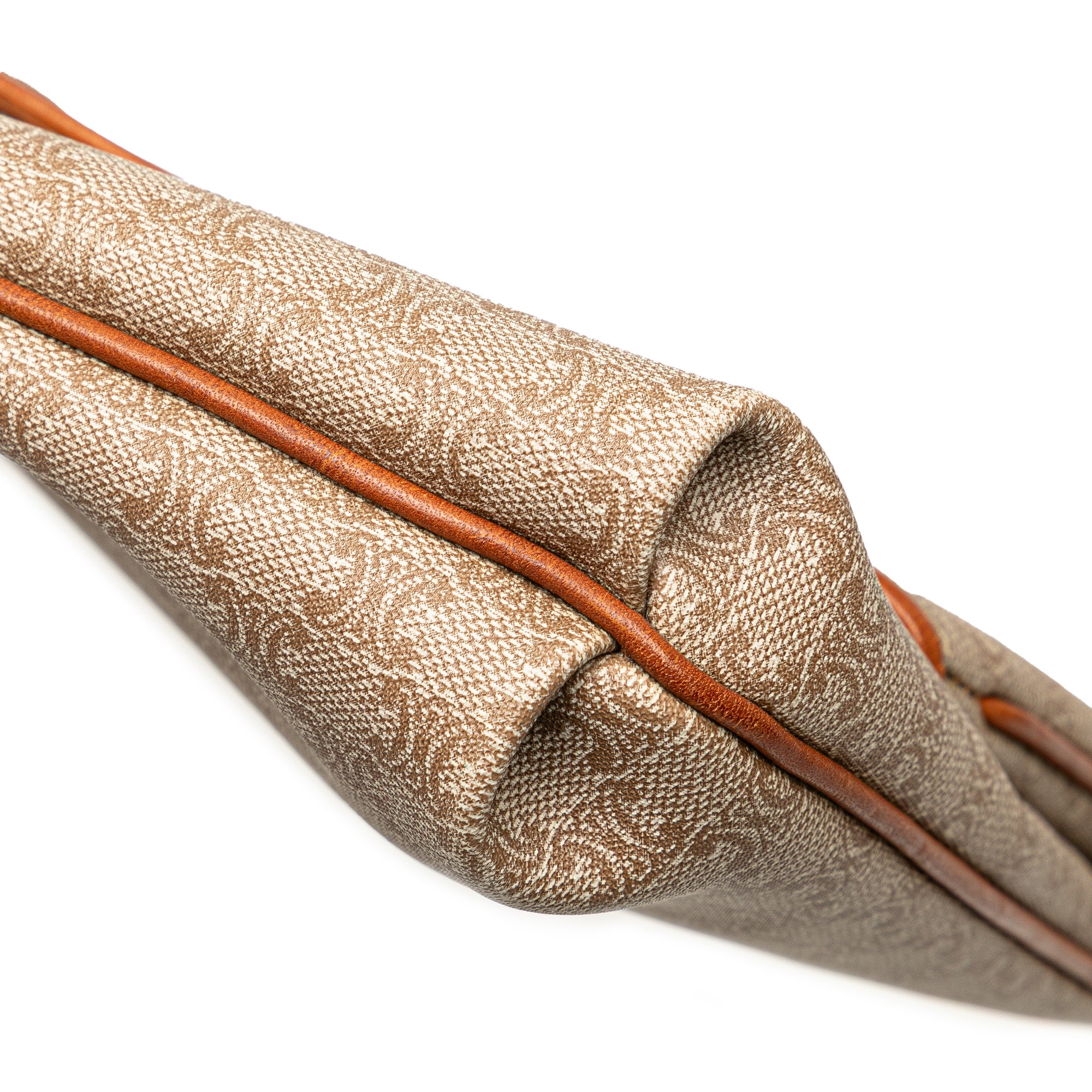 Macadam Coated Canvas Clutch