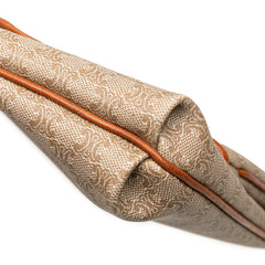 Macadam Coated Canvas Clutch