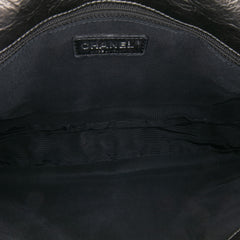 Medium Quilted Metallic Aged Calfskin Chain Me Flap