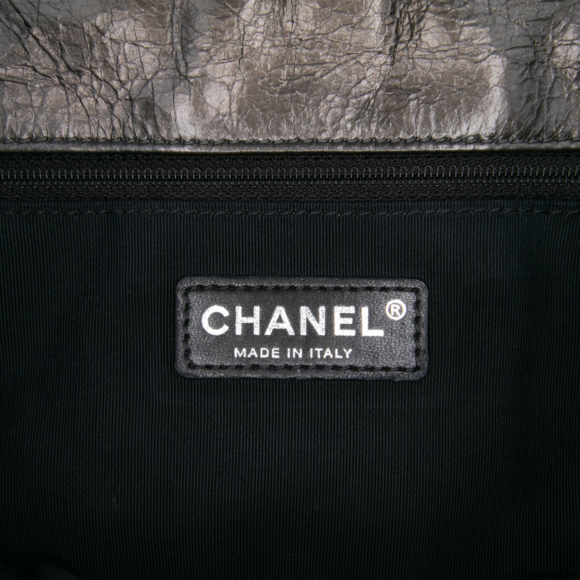 Medium Quilted Metallic Aged Calfskin Chain Me Flap